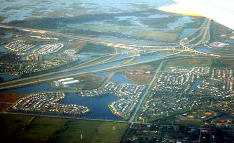 Aerial photo of C-11 Basin West, Weston, Broward County, Florida
